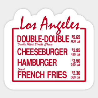 Los Anegels Burger Sticker